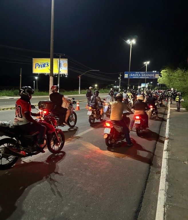 Abordagens da Lei Seca na ponte Sérgio Motta apreendem 82 motocicletas por irregularidades