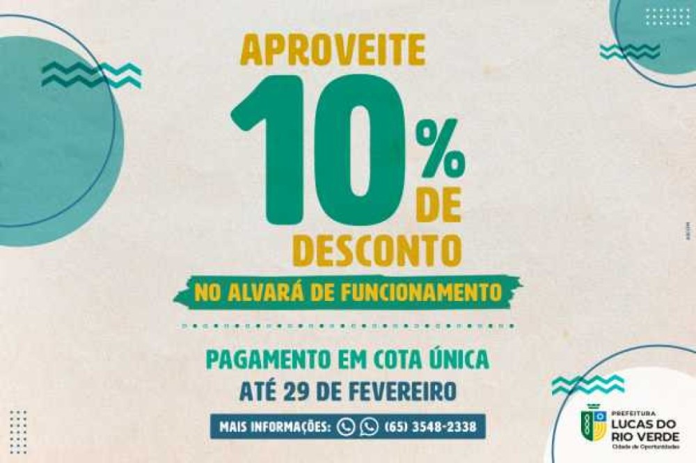 Alvará 2024 com desconto pode ser pago até dia 29 de fevereiro