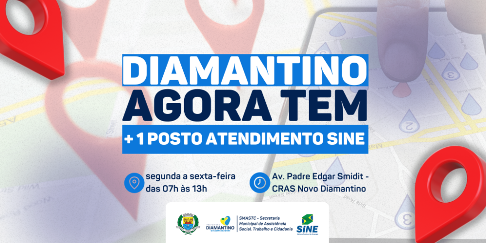 SINE conta com mais um ponto de atendimento no Novo Diamantino