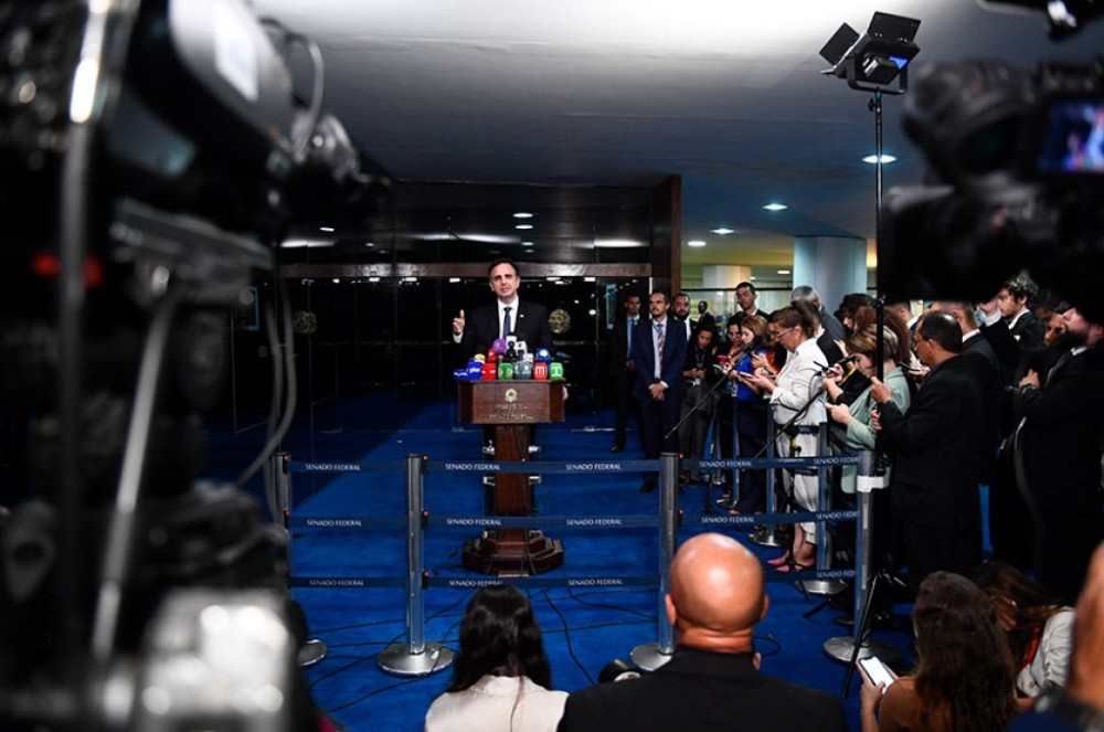 Alteração na desoneração deverá ser feita por projeto de lei, afirma Pacheco