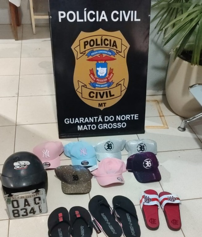 Polícia Civil recupera produtos furtados de loja e apreende adolescentes