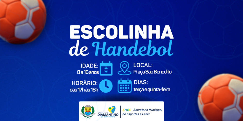 Escolinha de Handebol iniciam as aulas em Diamantino