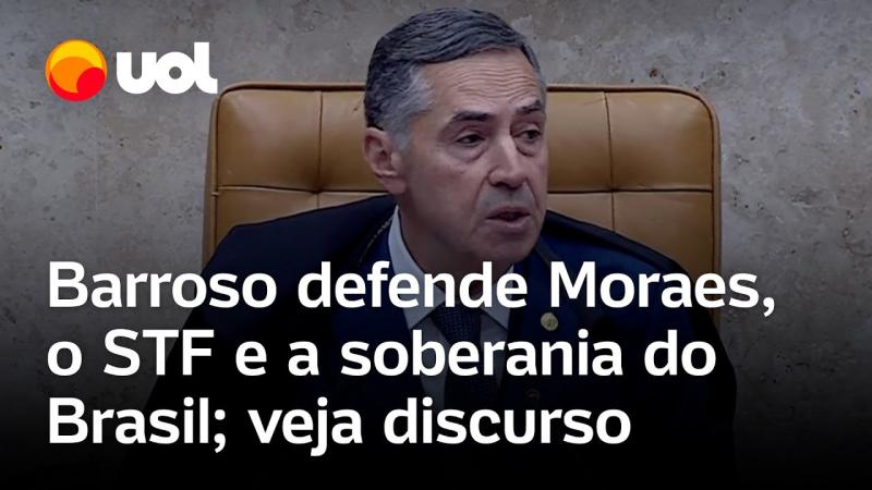 Barroso critica ameaças ao STF, defende Moraes e relembra horrores da ditadura