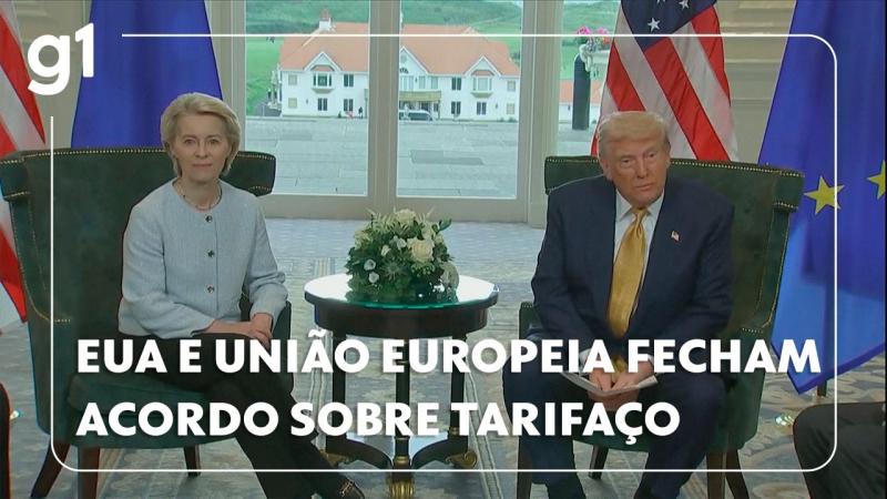 EUA e União Europeia chegam a acordo para reduzir tarifas pela metade 