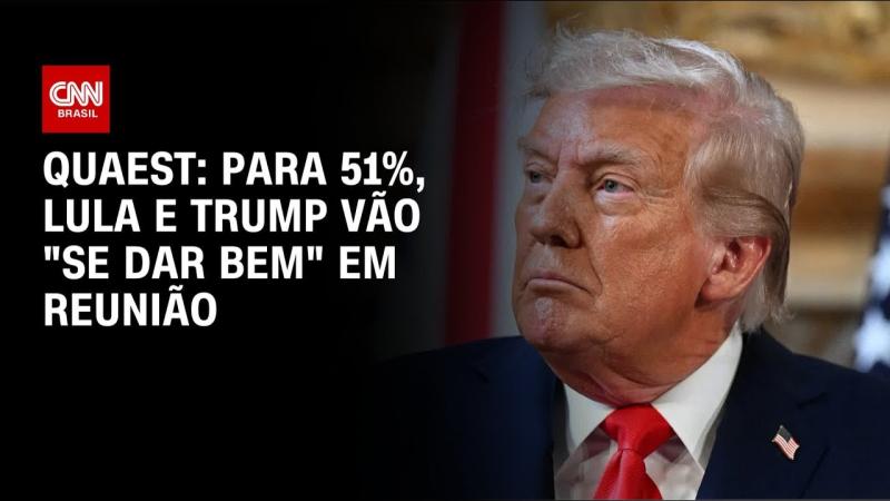Quaest: 51% dizem que Lula e Trump vão 