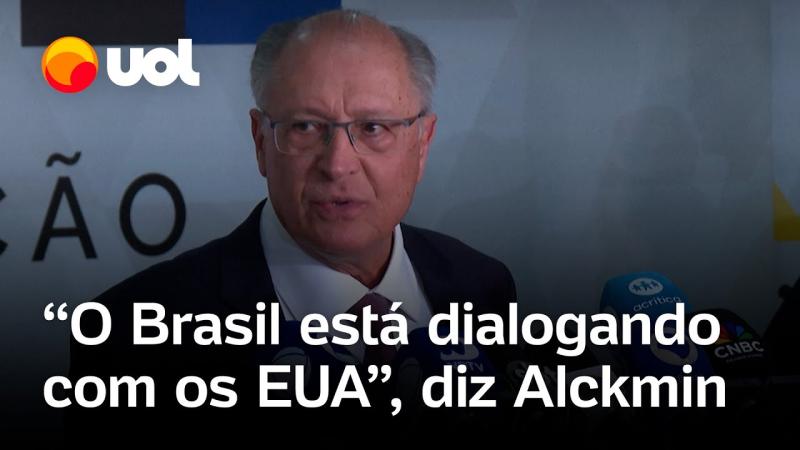 Alckmin: Brasil está dialogando com os EUA para resolver o problema do tarifaço imposto por Trump