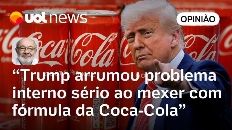 Trump arrumou problema nos EUA ao dizer que Coca-Cola vai usar cana ao invés de milho