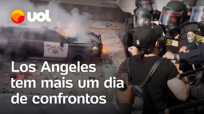 Los Angeles: situação segue tensa entre policiais e opositores da política migratória de Trump