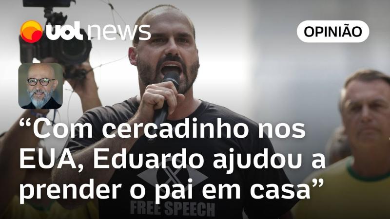 Eduardo Bolsonaro ajudou na prisão do pai com filial do cercadinho na Casa Branca