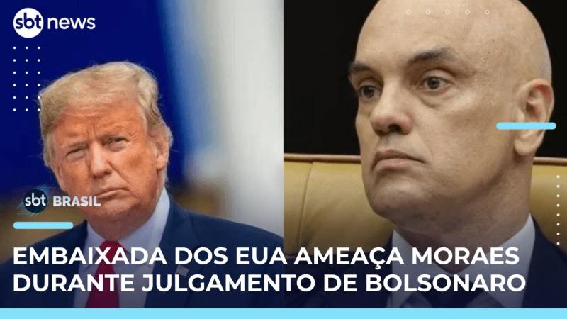 Julgamento de Bolsonaro: Embaixada dos EUA emite ameaça contra Moraes