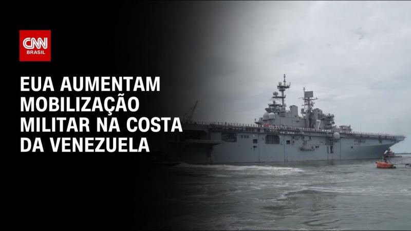 Trump decide enviar mais embarcações de guerra para costa da Venezuela