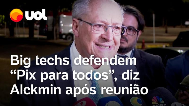 Alckmin se reúne com big techs citadas por Trump em carta do tarifaço e defende Pix