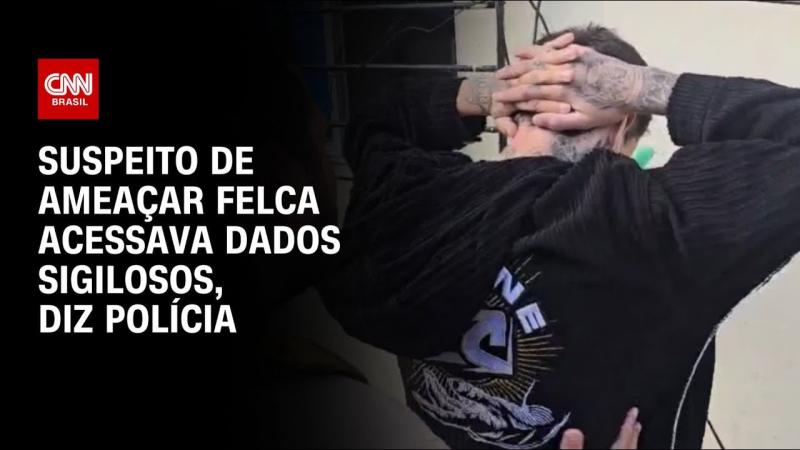 Preso por ameaçar Felca usou login de policial para acessar dados sigilosos