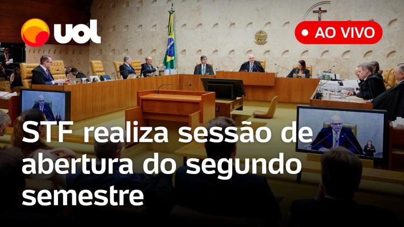 Ministros falam ao vivo sobre sanção de Trump a Moraes em sessão do STF