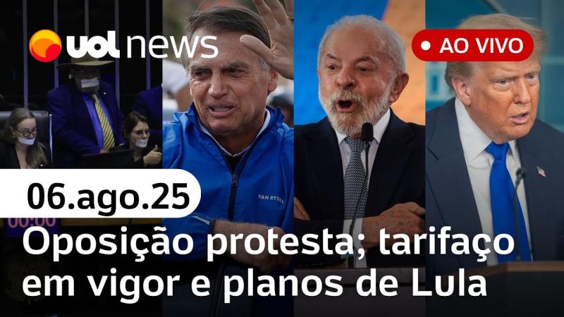 Oposição dorme na Câmara após prisão de Bolsonaro; tarifaço de Trump; planos de Lula