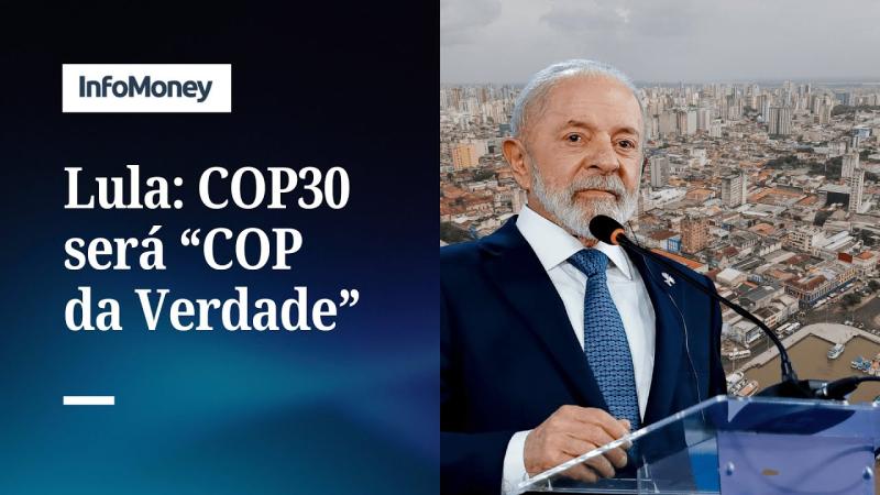 ASSISTA: Lula diz que COP30 será “COP da Verdade” e que convidou Trump
