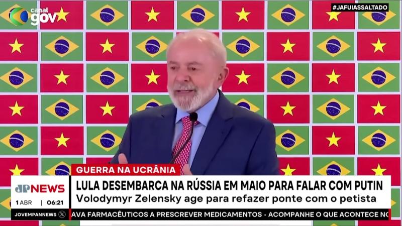 Lula desembarca na Rússia em maio para conversa com Putin
