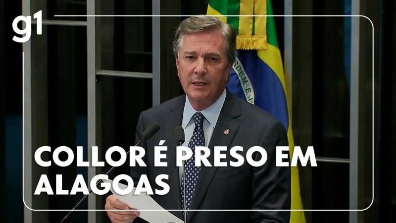 Ex-presidente Collor é preso em Maceió após determinação de Moraes