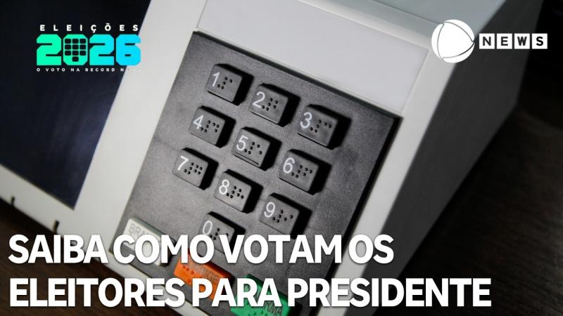 Saiba como votam os eleitores para Presidente do Brasil