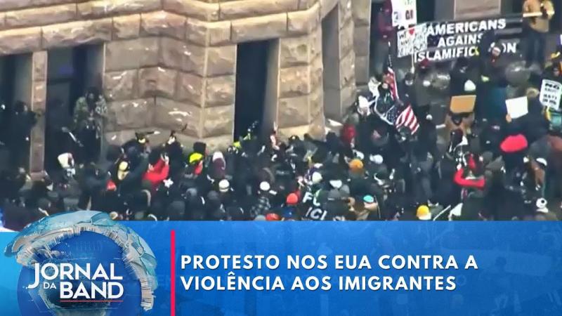 Esse conteúdo não está disponível. Tente de novo mais tarde. Saiba mais Cerco aos imigrantes gera protestos nos EUA 