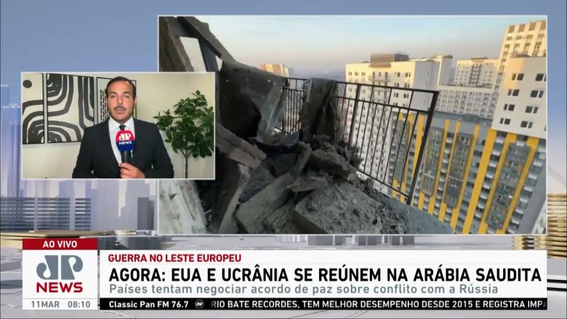EUA e Ucrânia se reúnem na Arábia Saudita nesta terça (11); Deysi Cioccari comenta