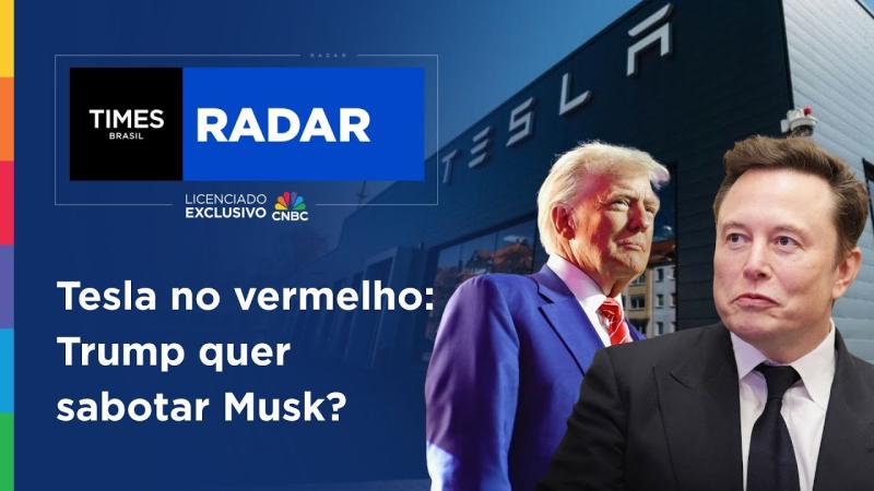 Ações da Tesla despencam após ameaças de Trump a Elon Musk; entenda os desdobramentos