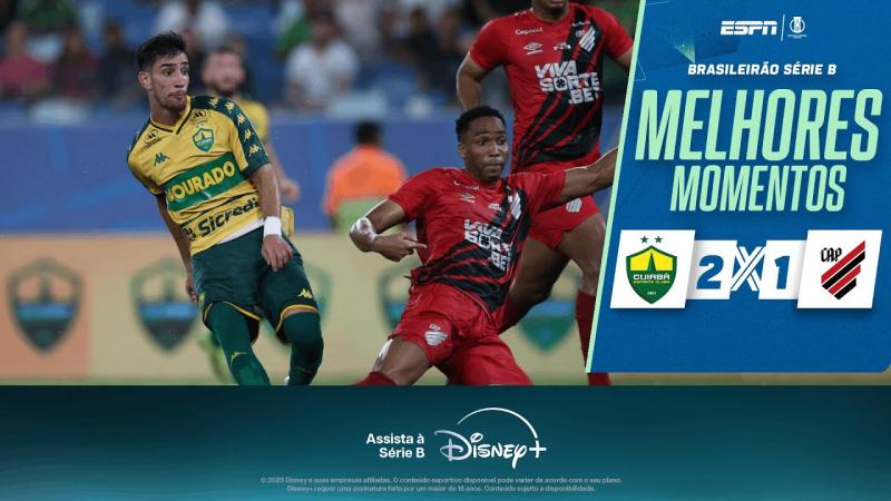 CUIABÁ vence o ATHLETICO-PR de virada na Série B | Melhores Momentos