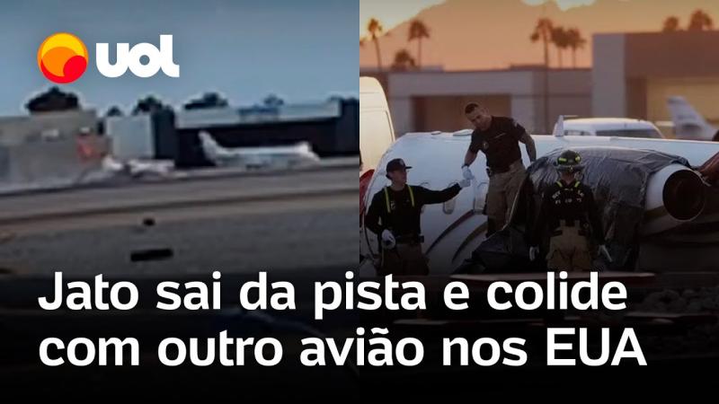 Jato sai da pista, colide com outro avião e provoca morte em aeroporto do Arizona, nos EUA