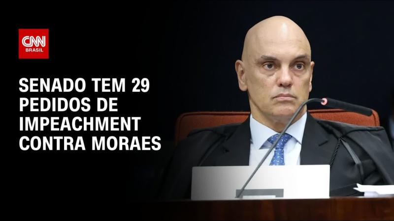 Senado Federal tem 29 pedidos de impeachment contra Alexandre de Moraes