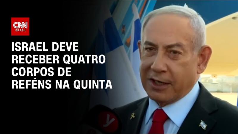 Israel deve receber quatro corpos de reféns na quinta 