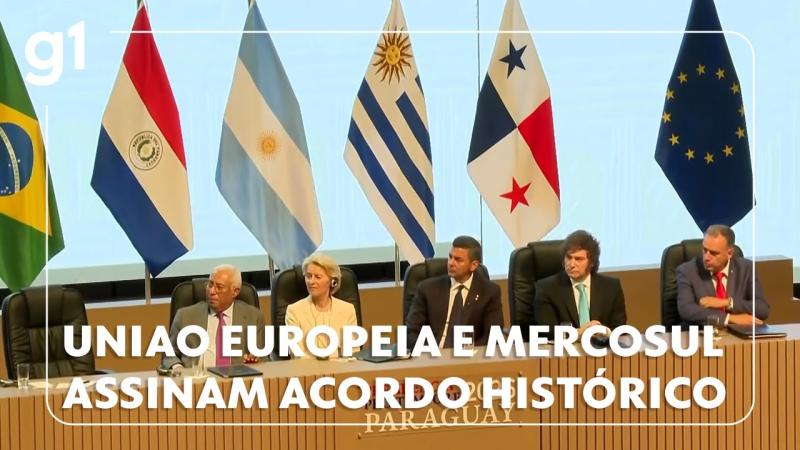 União Europeia e Mercosul assinam acordo comercial histórico
